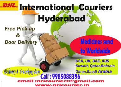 DHL international courier charges hyderabad